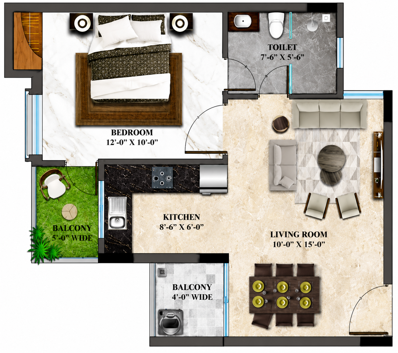 1 BHK